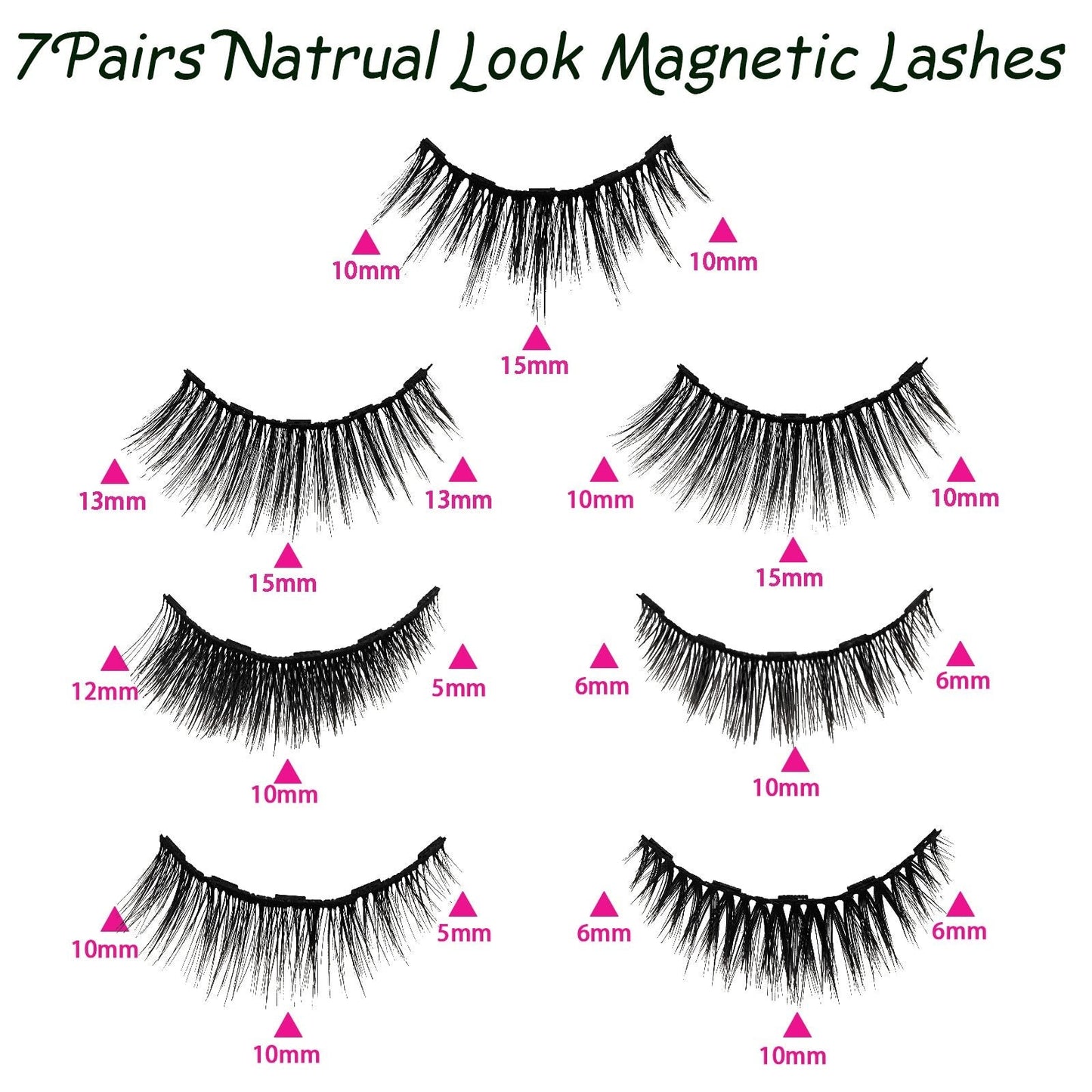 USA 7x Magnetic Eyelashes Sets