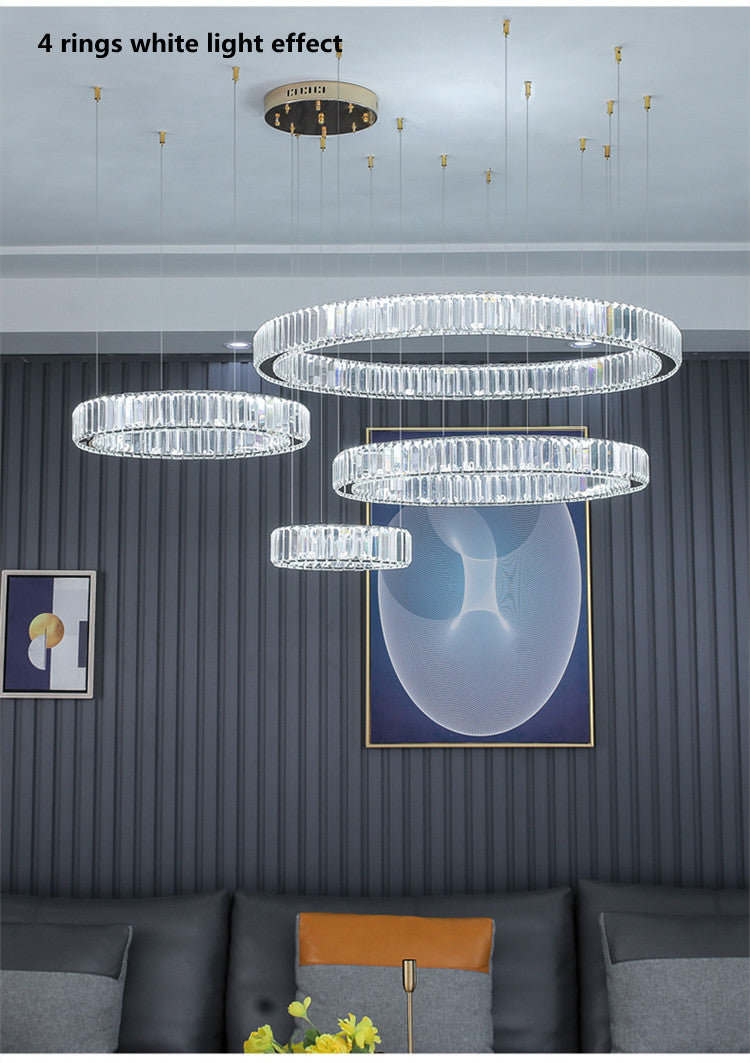 Modern Luxury Crystal Led Pendant Lighting - Dimmable