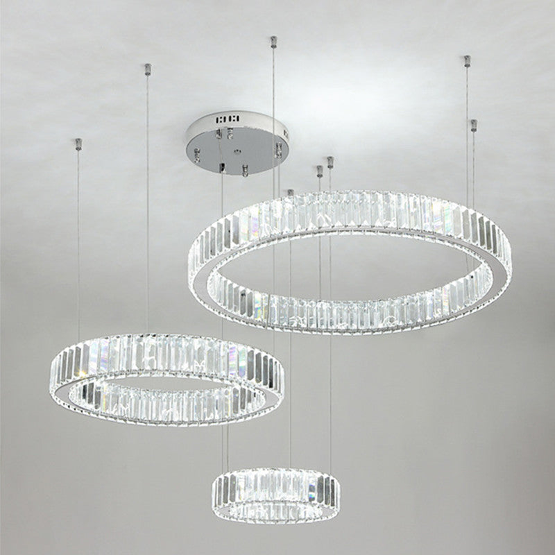 Modern Luxury Crystal Led Pendant Lighting - Dimmable