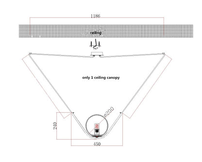 Modern LED Crystal Ring Chandelier