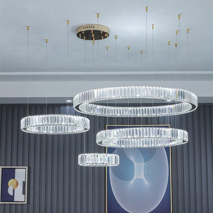 Modern Luxury Crystal Led Pendant Lighting - Dimmable