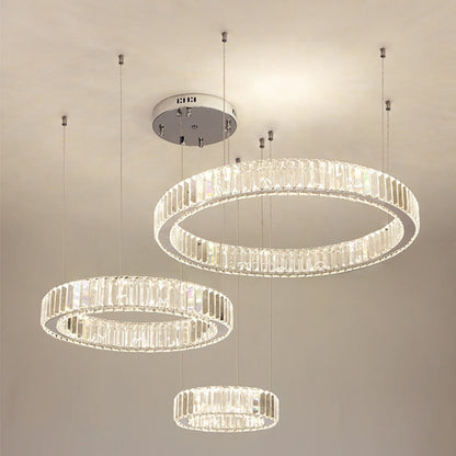 Modern Luxury Crystal Led Pendant Lighting - Dimmable