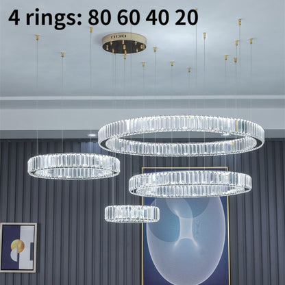 Modern Luxury Crystal Led Pendant Lighting - Dimmable