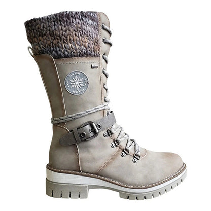 Ladies Winter Mid-calf Suede Boots (ORDER IN)