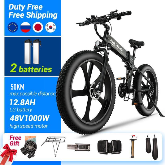 Electric Mountain Bike 48V12.8ah 1000W Max 50km/h