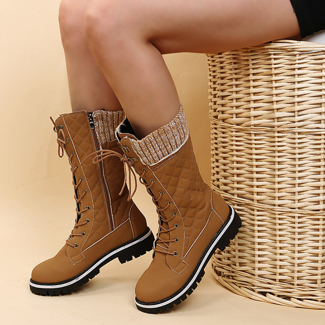 Ladies Winter Mid-calf Suede Boots (ORDER IN)