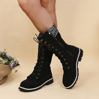 Ladies Winter Mid-calf Suede Boots (ORDER IN)