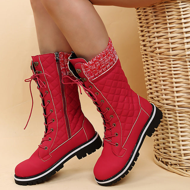 Ladies Winter Mid-calf Suede Boots (ORDER IN)